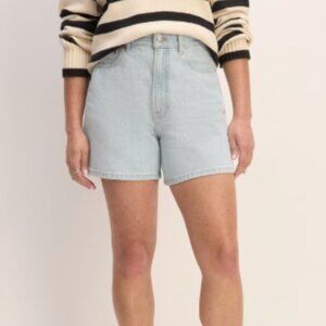 Everlane - A-Line Denim Short - light blue - size 27